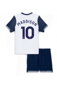 Fotbalové Dres Tottenham Hotspur James Maddison #10 Dětské Domácí Oblečení 2024-25 Krátký Rukáv (+ trenýrky)